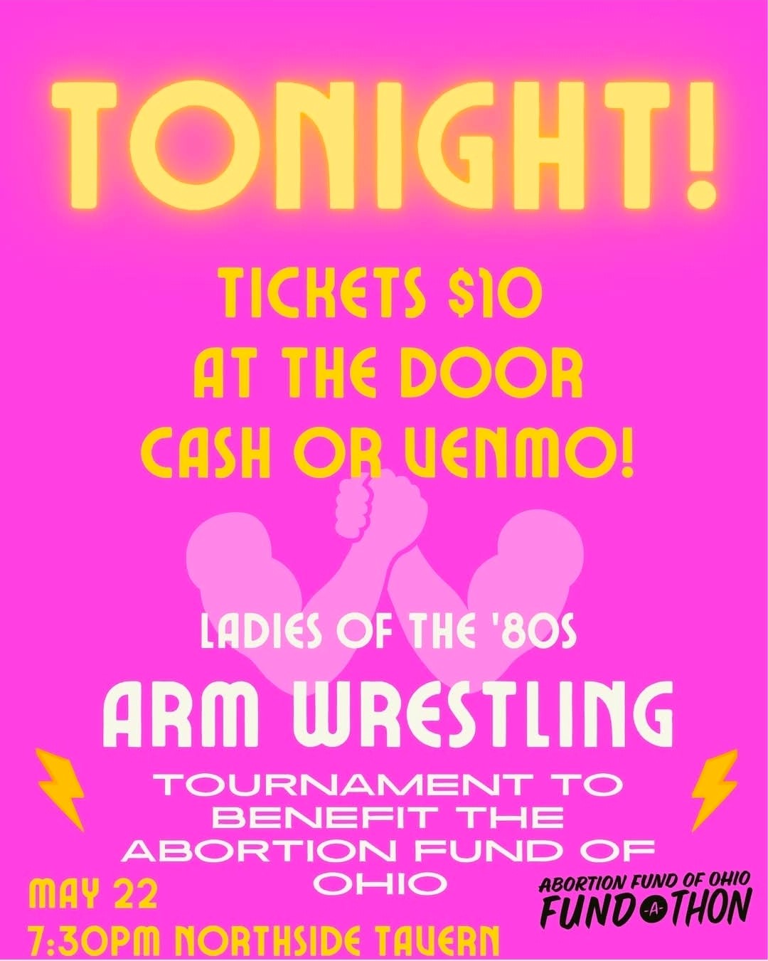 Ladies of the '80s Arm Wrestling Tournament